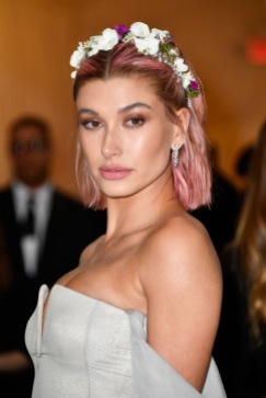NEW YORK, NY - MAY 07: Hailey Baldwin attends the Heavenly Bodies: Fashion & The Catholic Imagination Costume Institute Gala at The Metropolitan Museum of Art on May 7, 2018 in New York City. (Photo by Frazer Harrison/FilmMagic)